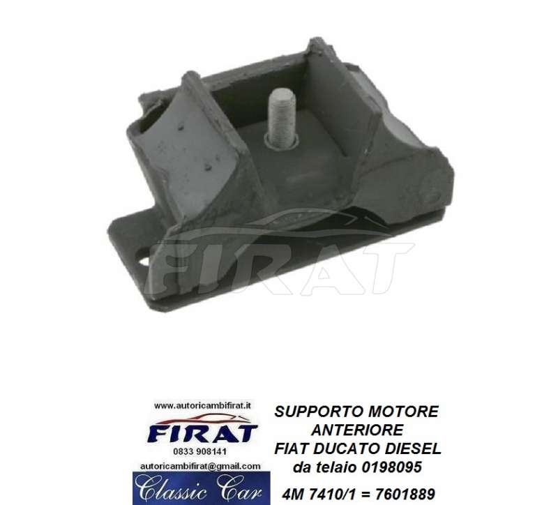 SUPPORTO MOTORE FIAT DUCATO DIESEL ANTERIORE (7410/1)